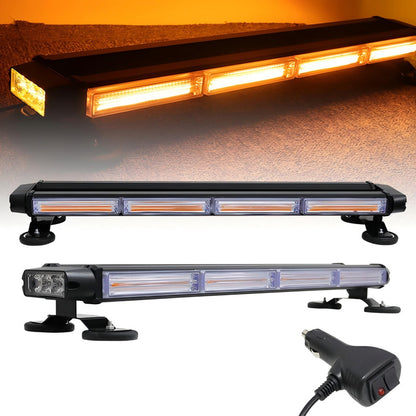 Baliza Led Techo Destellante Ámbar Estrobo Auto 12v Imán 65c