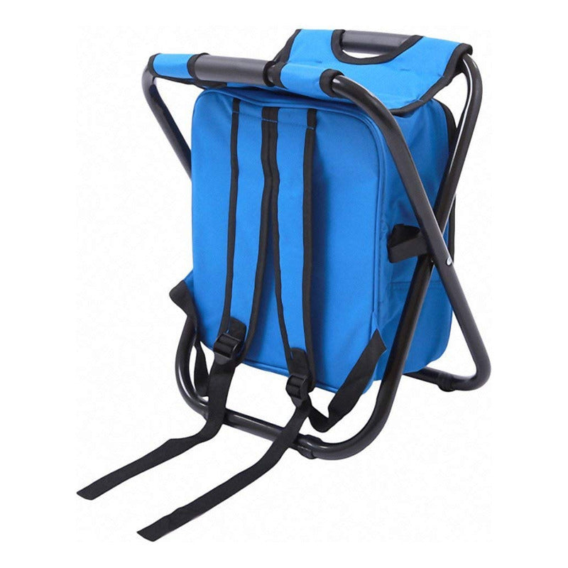 Piso 3en1 Plegable Mochila Con Cooler Silla Camping Pesca