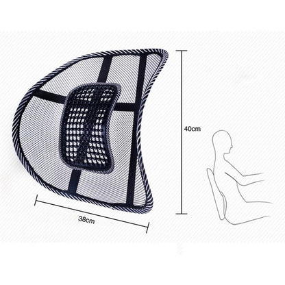 Respaldo Lumbar Para Silla Auto Y Oficina Soporte Ergonómico