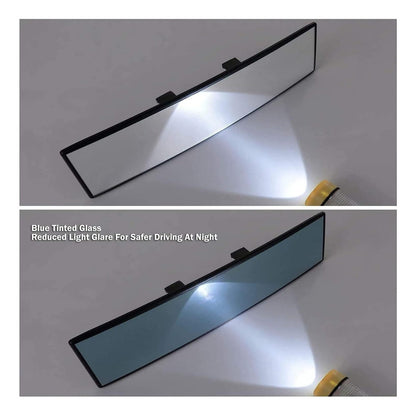Espejo Retrovisor Curvo Adaptable Visión Panorámica 27cm Ryc