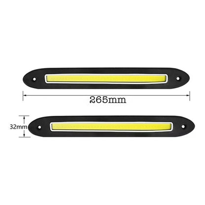 X2 Tira Led Cob Alto Brillo Neblineros Adhesivo Diseño 11853