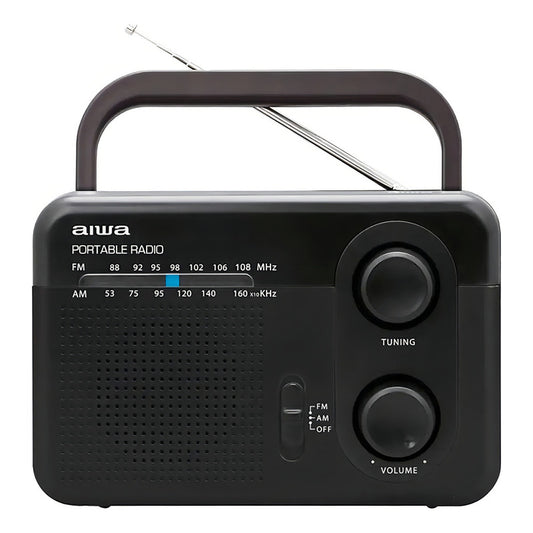 Radio Fm Aiwa Awfml4 Awfml4 Analógico Portátil Color Negro