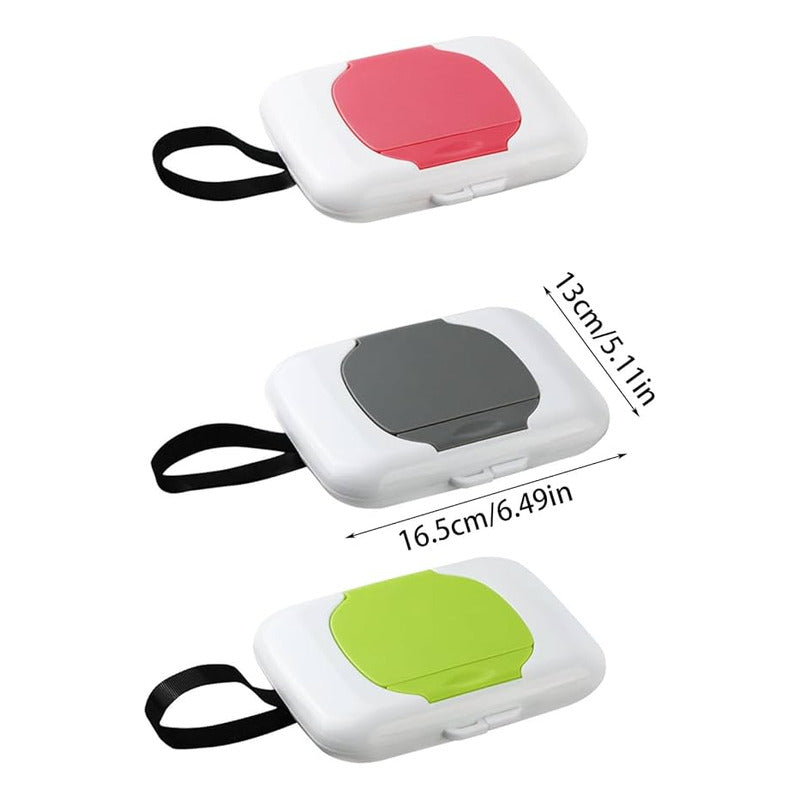 Diapensador Toalla Húmeda Portatil Bebé Niñ@ Porta Toallitas