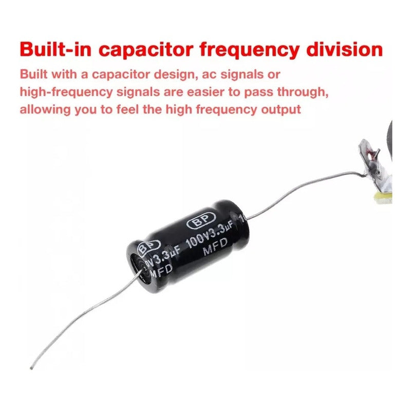 X2 Tweeter De Aluminio Optimizador De Sonido 4 300w Max Color Cromado