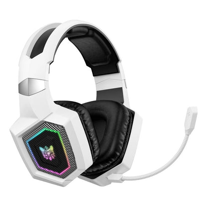 Audifono Gamer Onikuma 3modos Conexión Bluetooth Usb C Gt806 Gt806 Blanco Rgb