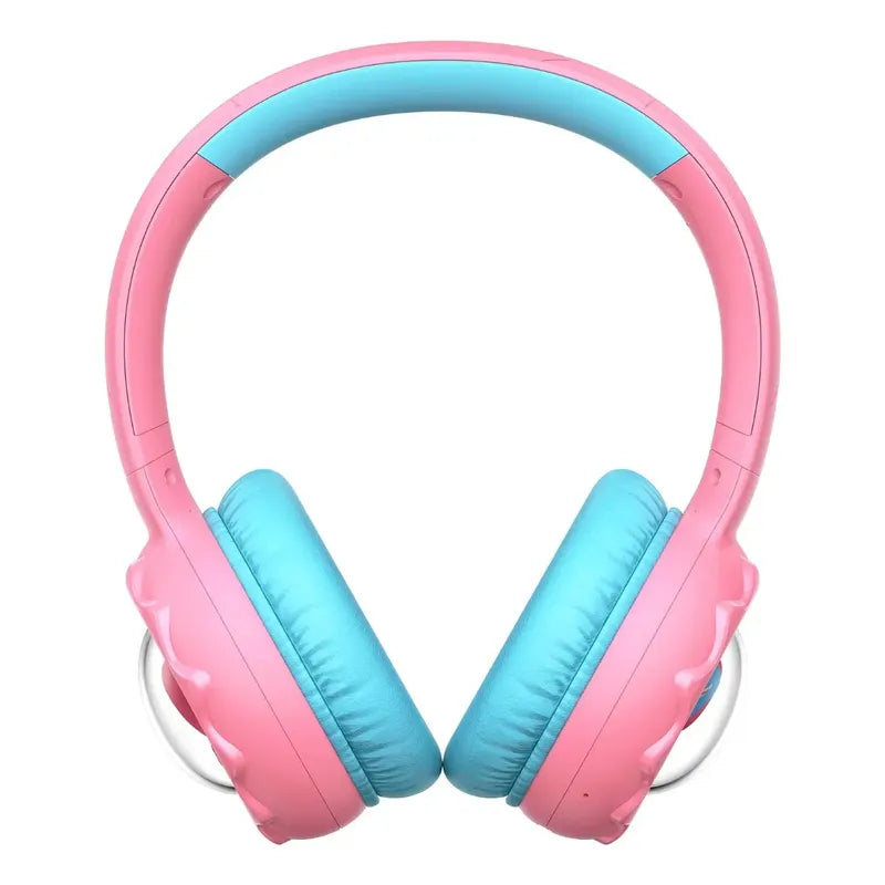 Audifono Bluetooth Onikuma B30 Niñ@s Bajo Nivel Ruido Cn Luz Rosa Unicorio B30