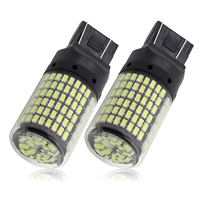X2 Ampolleta Led T20 7443 144led Luz Blanca 360° Auto /r&c