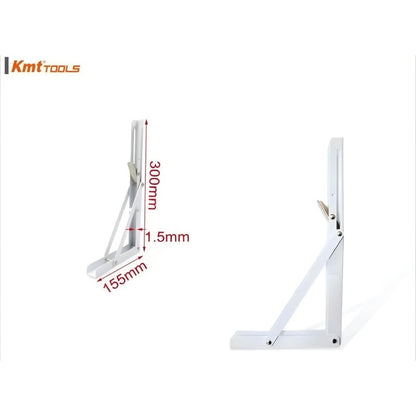 Set2 Escuadras Abatibles Metálicas Repisa 300x155mm Soporte