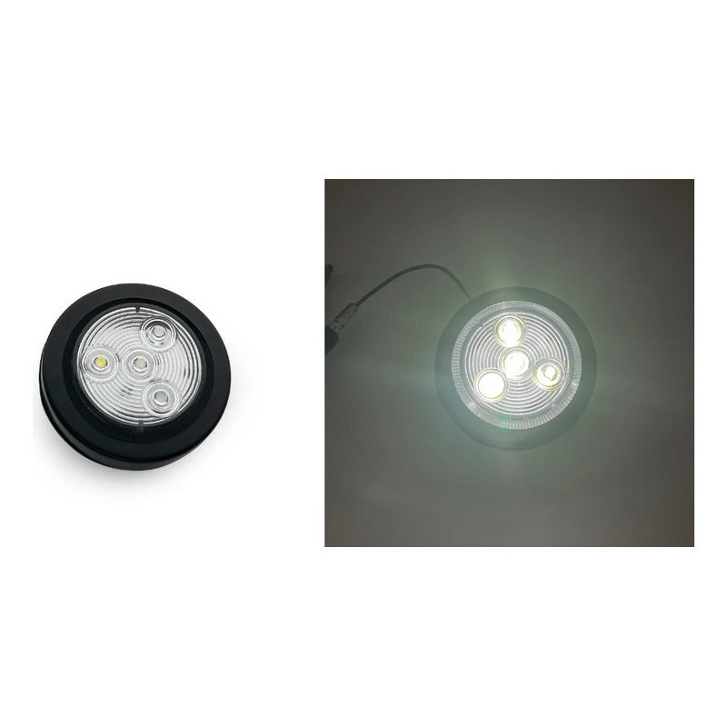 X2 Luz Led Trasera 24v Luz Trocha Camión Blanco Ámbar Rojo
