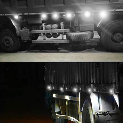 X4 Luz Led De Trocha Lateral Posición Bivoltaje 12-24v 9led