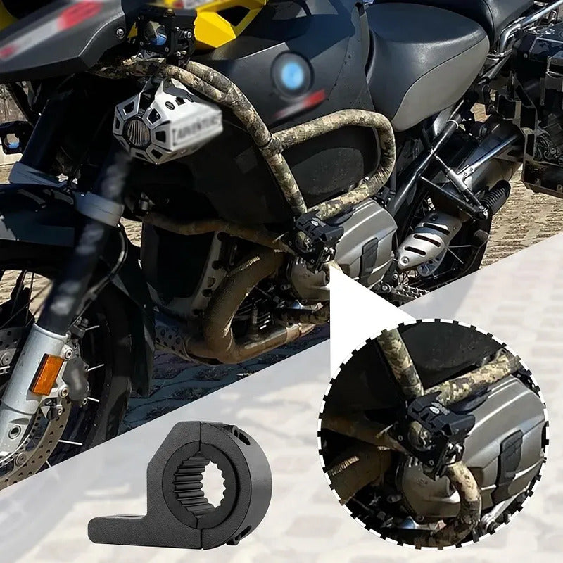 X2 Soporte De Neblinero Barra Led Abrazadera Para Auto Moto