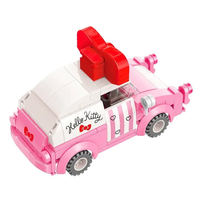 Set Bloques De Construcción Keeppley Hello Kitty Y Amigos 170 Hello Kitty Mini Car 7503