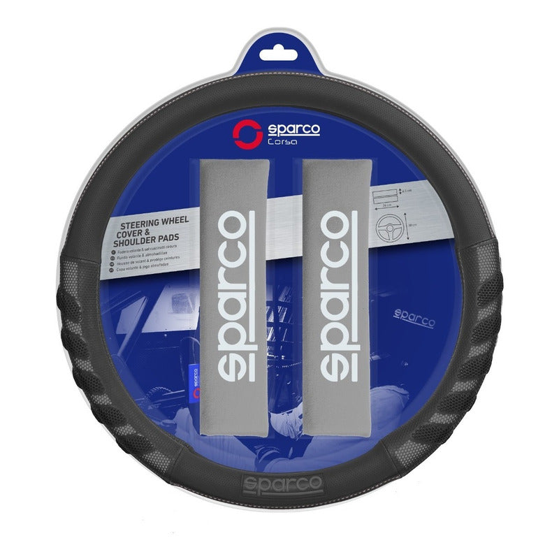 Cubre Volante + Cubre Cinturon Auto Sparco Universal /r&c
