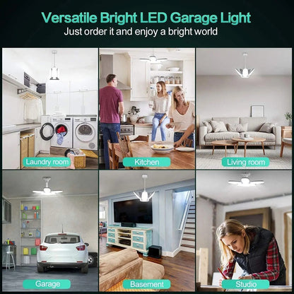 Ampolleta Led 50w Flor 5 Aspas Ángulo Ajustable Soquete E27