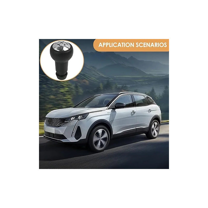 Pomo Palanca De Cambio 5v Compatible Peugeot Y Citroen Negro 54716