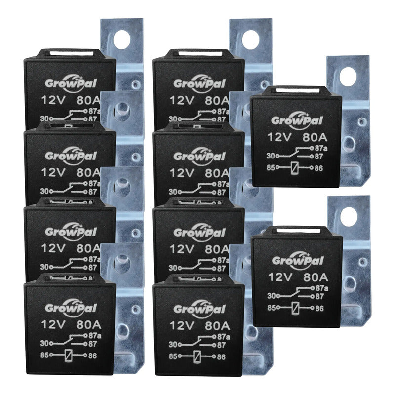 X10 Relay 12v 80a 5 Patas Relé Para Auto 5 Pines 12v/ryc