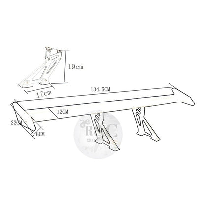 Alerón Aluminio Auto Tuning Spoiler Universal / R&c