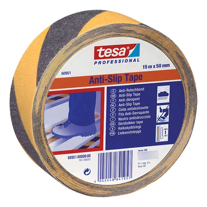 Cinta De Seguridad Antideslizant Tesa 15mx50mm Escalera Piso