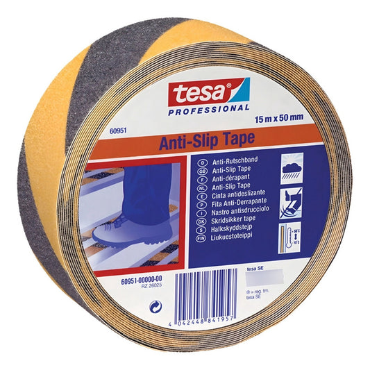 Cinta De Seguridad Antideslizant Tesa 15mx50mm Escalera Piso
