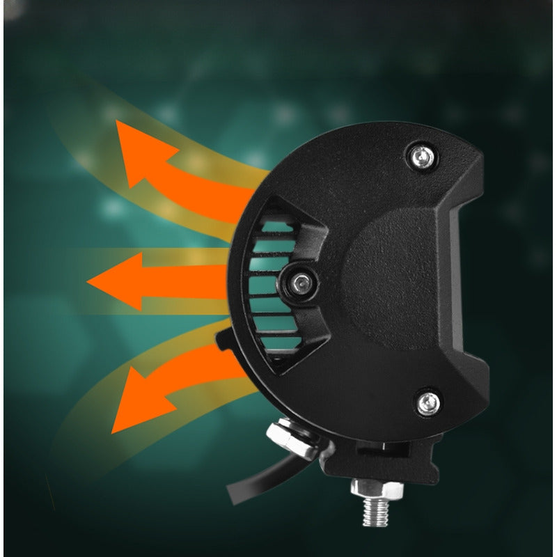 X2 Foco Led Neblinero 18w Antiniebla 6led 12v Auto Camioneta