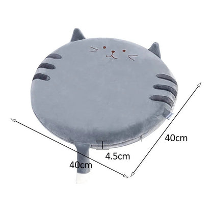 Cojín Para Silla Con Memoryfoam Diseño Gato Cat Cómodo Kawai