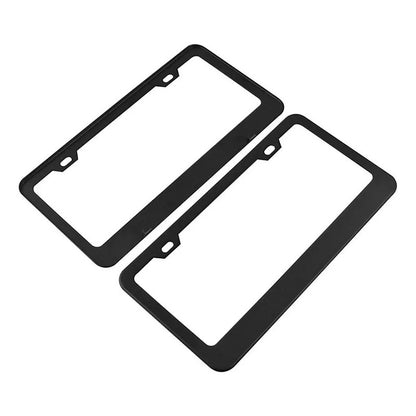 X2 Marco Porta Patente Universal Negro Mate Auto Tunning