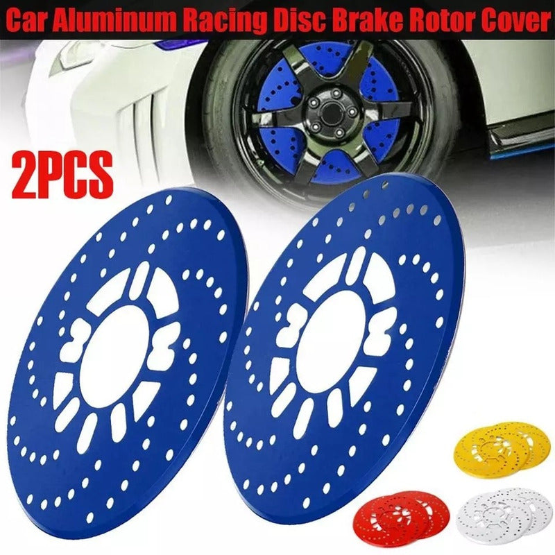 X2 Cubre Disco Tambor Metálico Tuning Universal Auto/r&c