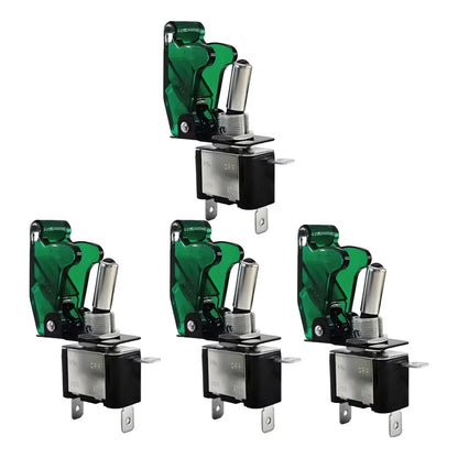 X4 Interruptor Palanca Auto Tuning Switch Encendido/apagado Verde 25171