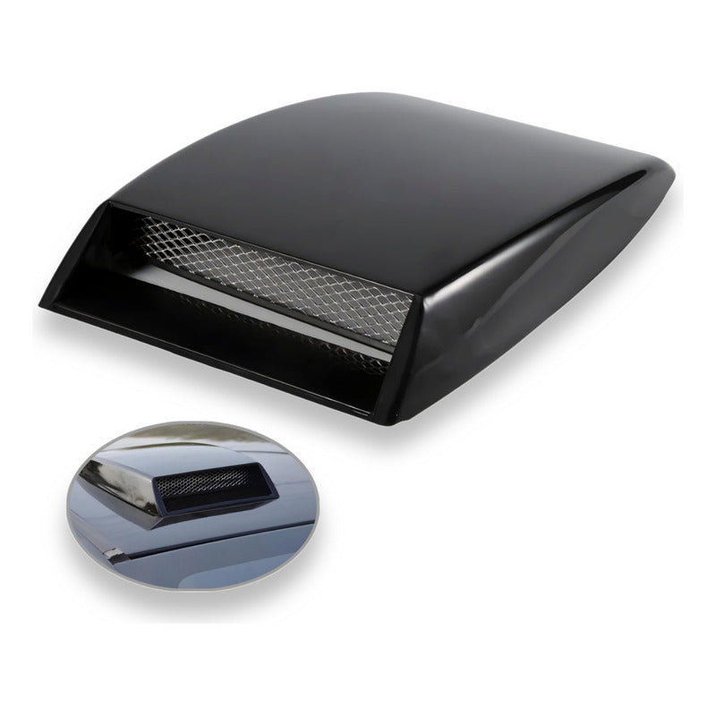 Toma De Aire Para Capot Adhesiva Auto Tuning Universal /ryc Negro 2800066