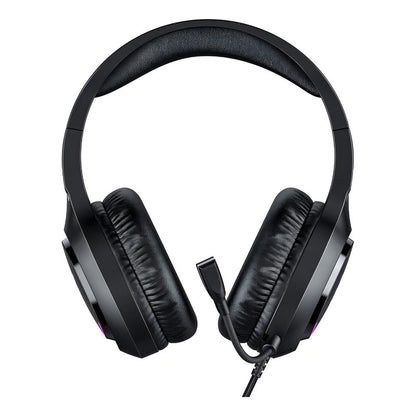 Audifono Gamer Profesional Onikuma X31 Microfono Hd Luz Rgb Negro X31