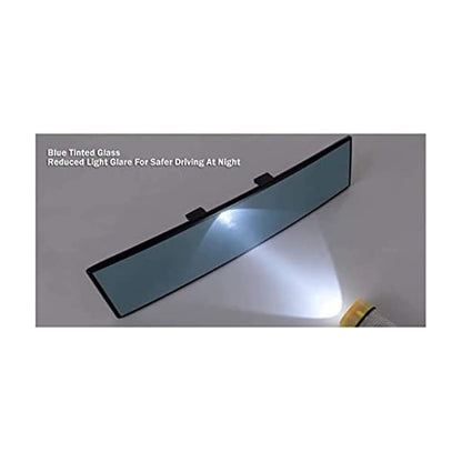Espejo Retrovisor Curvo Adaptable Visión Panorámica 30cm Ryc