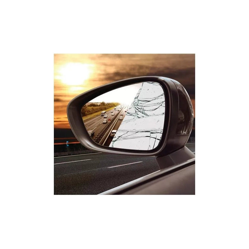 Vinilo Espejo Lamina 20x12.5cm Repara Espejo Retrovisor Auto