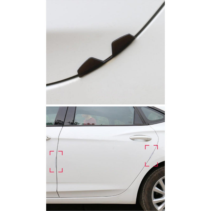 X4 Tope Protector Esquina Puerta Auto Esquinero Anticolision