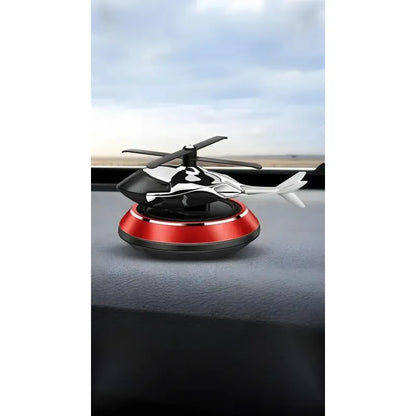 Aromatizante Solar Helicóptero Giratorio Difusor Aroma Auto Color Rojo T3 Fragancia Surtido