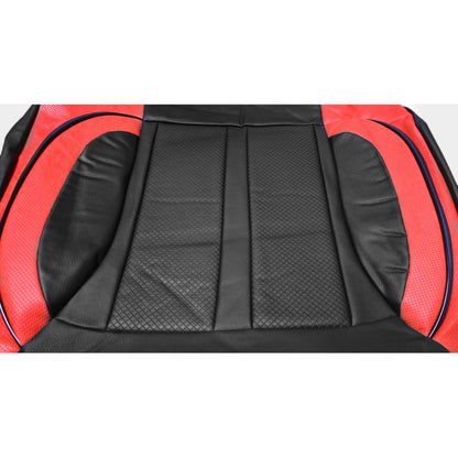 Set 11pcs Funda Cubre Asiento 100% Ecocuero Cn Bolsillo 2304