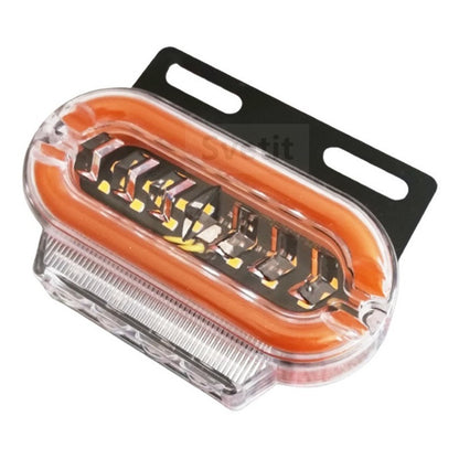 Luz Led Trocha Bicolor Luz Lateral Led Advertencia 24v /ryc