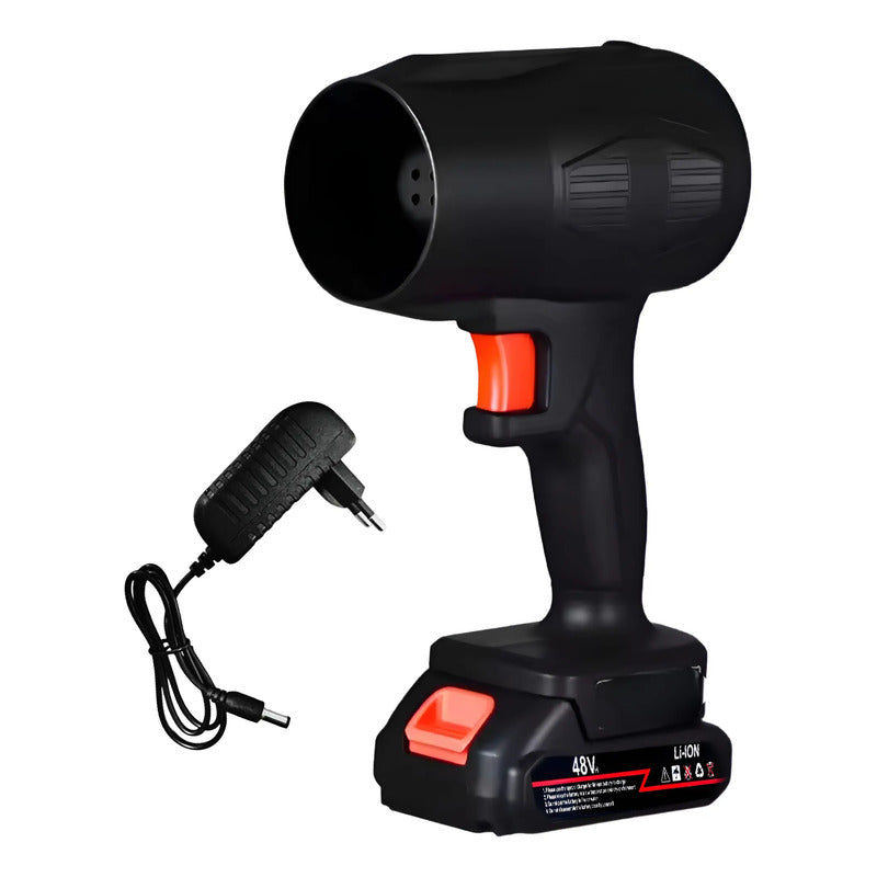 Soplador De Aire Pistola Inalámbrica Secar Auto Limpiar Hoja Negro 91-32