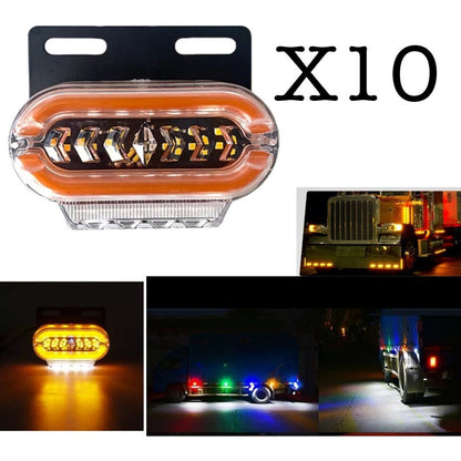 X10 Luz Led Lateral Bicolor Luz De Trocha 24v Destellante