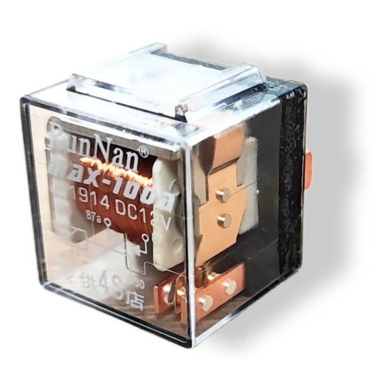 X10 Relay Transparente 12v 100a 5 Patas Relé Auto 5 Pines