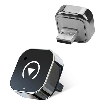 Adaptador Inalámbrico Androidauto Carplay Cn Cable Pendrive Negro 25200
