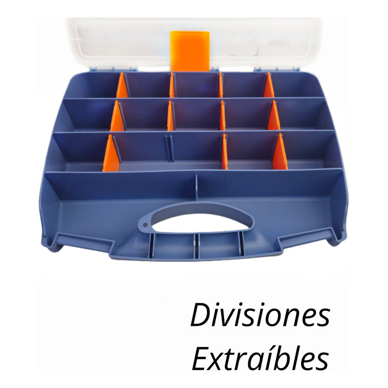 Caja Organizadora 11'' 28cm Power Grid 15 Compartimiento R&c