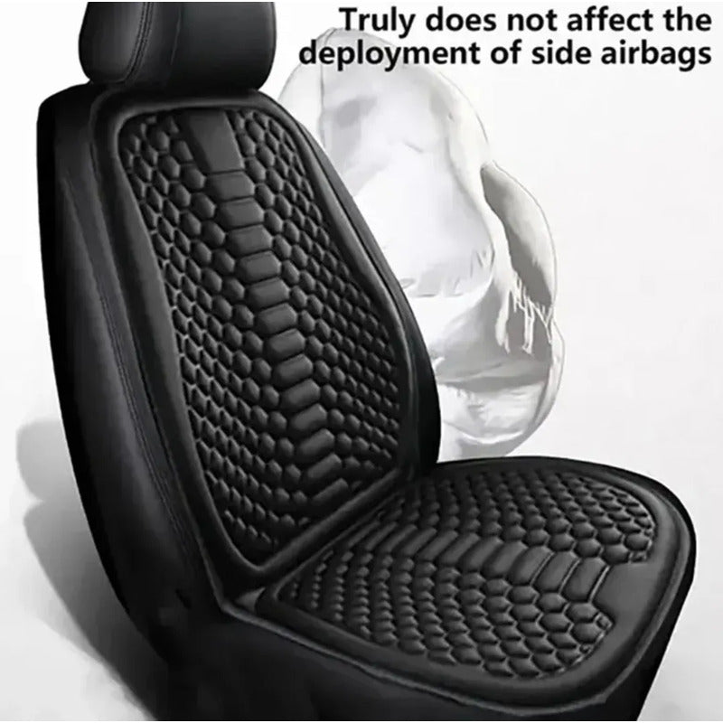 Respaldo M De Asiento Acolchado 3d Calidad Premium Auto /r&c Negro 3d14225