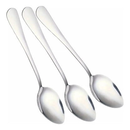 X3 Cuchara Acero Inoxidable Elegant Cuchara Mesa Postre 17.5