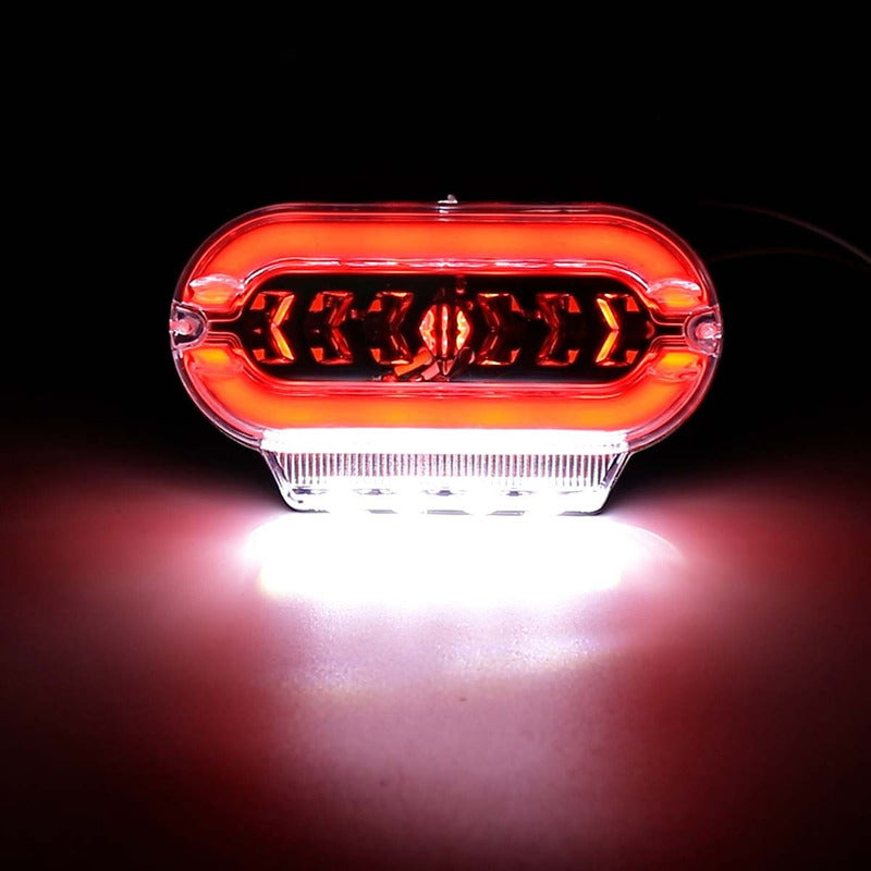 X4 Luz Led Trocha Bicolor Luz Lateral Led Advertencia 24v