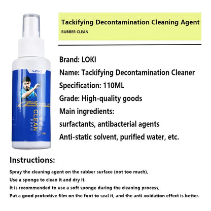 Loki Spray Limpiador Goma Paleta Tenis De Mesa Mantenimiento
