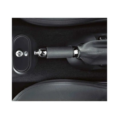 Funda Freno De Mano Ecocuero Negra 50cm Fuelle Cubre Freno