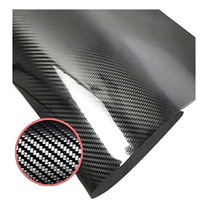 Vinilo Fibra Carbono 5d Brillante Autoadhesivo 60x100cm Negro