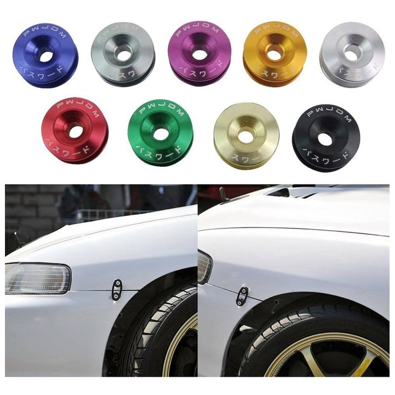 X4 Soporte Parachoque Racing Sujeta Aluminio Tuning / R&c