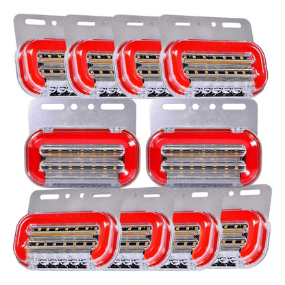X10 Luz Led De Trocha Bicolor Cn Secuencial 12v/24v Flecha