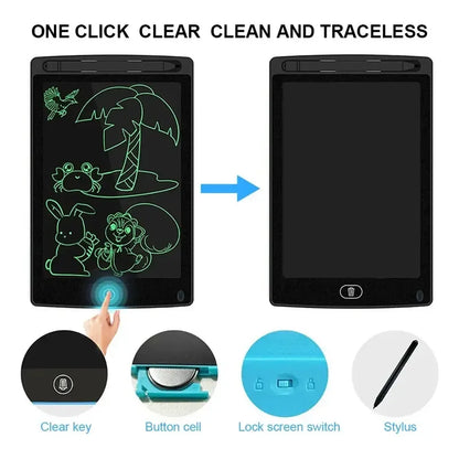 Tableta Dibujo Digital Lcd 8.5 Pizarra Mágica Electrónica Color Azul